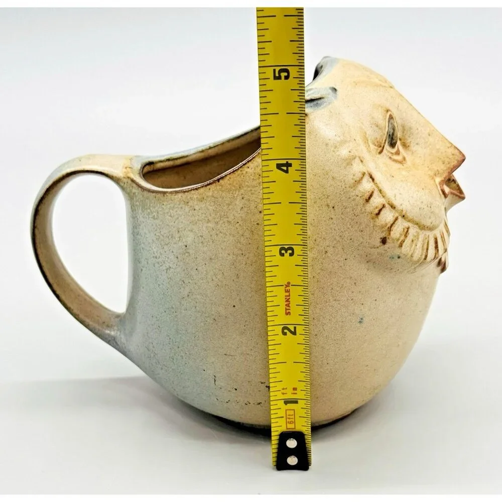 Japan Stoneware Owl Creamer Pitcher UCTCI 4.5 inch‎ Stoneware Vintage 1960s